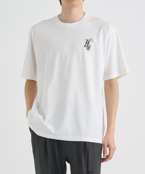 WHITE MOUNTAINEERING（ホワイトマウンテニアリング）の「【White Mountaineering / ホワイトマウンテニアリング】WM LOGO EMBROIDERY T-SHIRT（Tシャツ/カットソー・メンズ・ホワイト/ブラック・0/1/2/3）」の19枚目の写真