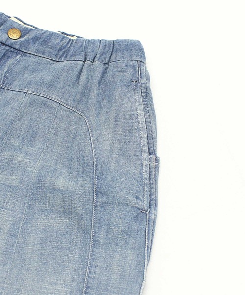 セール】R4327 コックさんのくりぬきラインパンツ（デニムパンツ