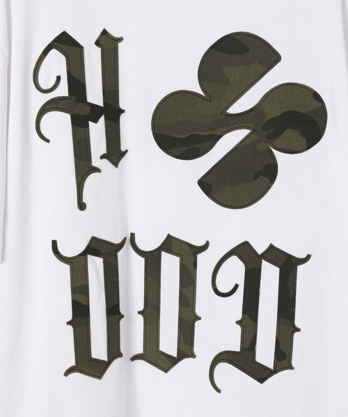 HOODHOOD（フッドフッド）の「【UNISEX】HOODHOOD／ロゴApplique T（Tシャツ/カットソー・レディース・ピンク/ホワイト/ブラック/チャコール・MEDIUM/LARGE）」の21枚目の写真