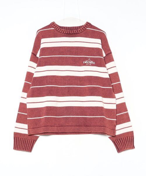 ヤンガーソング　ボーダー　ニット multi border knit – YZ
