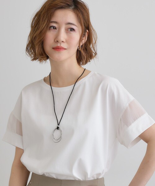 grove(グローブ)の「コードメタルリングネックレス(ネックレス・レディース・シルバー/ゴールド・00)」の8枚目の写真