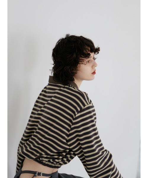 Katrin TOKYO(カトリーントーキョー)の「cropped polo shirt(ポロシャツ・レディース・グレー系その他/グリーン系その他・FREE/XS)」の13枚目の写真