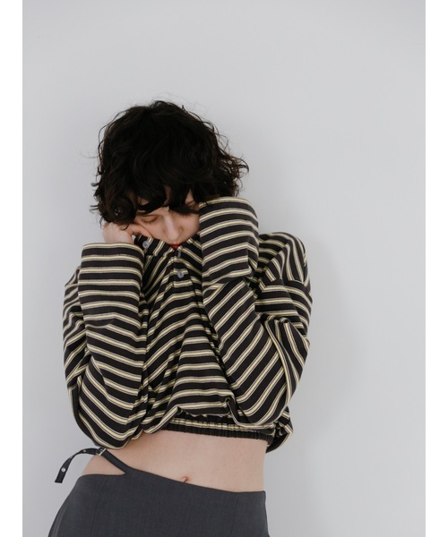 Katrin TOKYO(カトリーントーキョー)の「cropped polo shirt(ポロシャツ・レディース・グレー系その他/グリーン系その他・FREE/XS)」の15枚目の写真