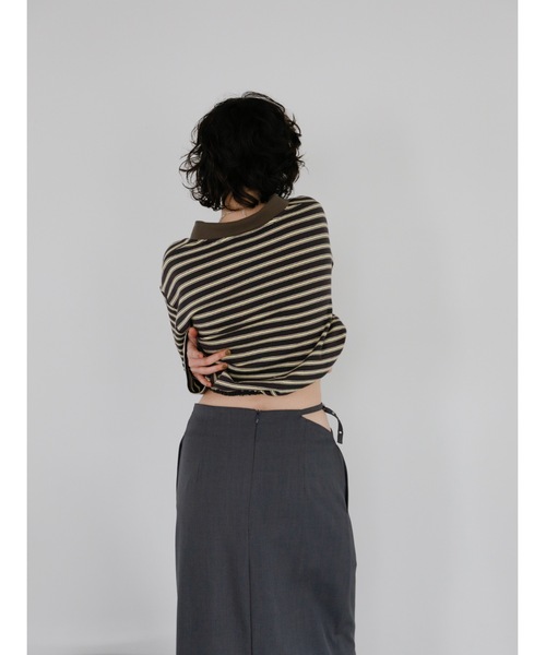 Katrin TOKYO(カトリーントーキョー)の「cropped polo shirt(ポロシャツ・レディース・グレー系その他/グリーン系その他・FREE/XS)」の20枚目の写真