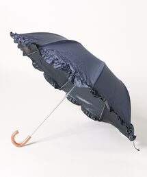 cachenez（カシュネ）の「カシュネ cachenez / PUビッグフリルトップレス2段折りたたみ傘（折りたたみ傘）」