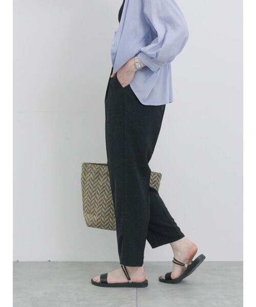 Samansa Mos2 blue（サマンサモスモスブルー）の「【接触冷感】マルチスタイルテーパードパンツ（その他パンツ・レディース・ピンク/ミント/イエロー/チャコールグレー/グレー/オフホワイト/ブラック・S/L/M/SS）」の18枚目の写真