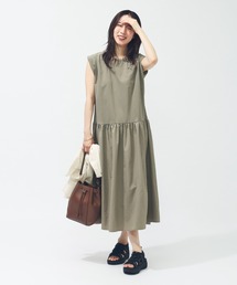 PUMA | プーマ PUMA SUMMER ウーブンミックス ロングドレス_(ドレス)