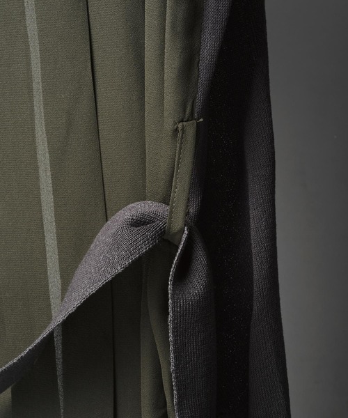 NO ID.(ノーアイディ)の「【NO ID.】Back Tuck Changing Knit Gown / バック タック チェンジング ニット ガウン(カーディガン/ボレロ・メンズ・ブラック/グレー・ONE SIZE)」の20枚目の写真