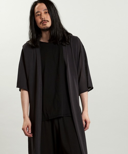 NO ID.(ノーアイディ)の「【NO ID.】Back Tuck Changing Knit Gown / バック タック チェンジング ニット ガウン(カーディガン/ボレロ・メンズ・ブラック/グレー・ONE SIZE)」の22枚目の写真