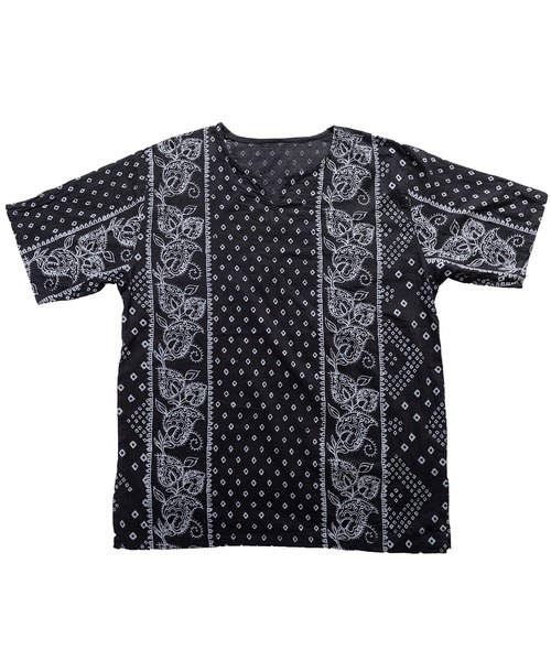 MARAI(マーライ)の「キーネックプルオーバー 半袖 Tシャツ ゆったり オーバーサイズ(Tシャツ/カットソー・レディース・A/B/C/D/F/G/I/H・FREE)」の2枚目の写真