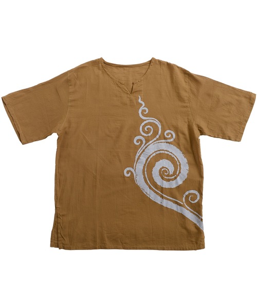 MARAI(マーライ)の「キーネックプルオーバー 半袖 Tシャツ ゆったり オーバーサイズ(Tシャツ/カットソー・レディース・A/B/C/D/F/G/I/H・FREE)」の7枚目の写真