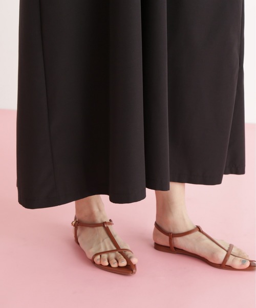 N.(N. Natural Beauty Basic)(エヌエヌナチュラルビューティーベーシック)の「タックスリーブワンピース(ワンピース・レディース・ブラック/オレンジ・MEDIUM)」の17枚目の写真