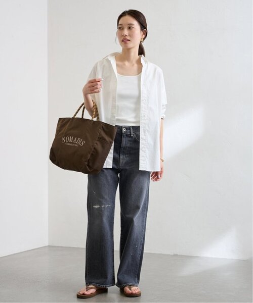 FRAMeWORK(フレームワーク)の「≪追加≫コットンレギュラーカラーシャツ 3(シャツ/ブラウス・レディース・サックスブルー/ライトイエロー/スミクロ/モカ/ホワイト・FREE)」の19枚目の写真