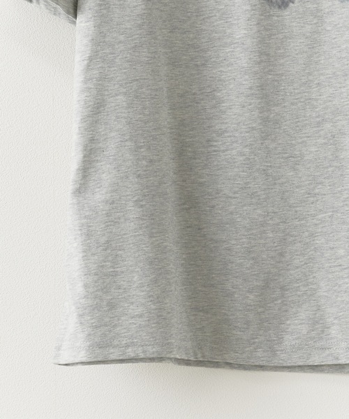 ROOPTOKYO(ループトウキョウ)の「ドッグプリント半袖Tシャツ 秋物 秋服 2026年秋冬(Tシャツ/カットソー・レディース・ライトグレー/ホワイト・FREE)」の10枚目の写真