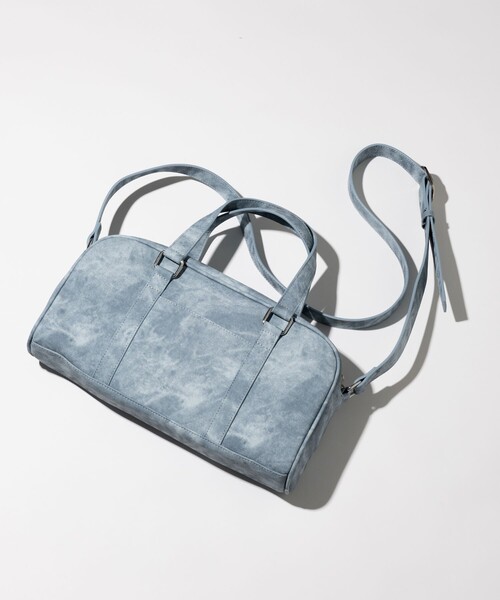 Soft Boston レザーショルダーバッグ∴ セール】LEATHERETTE Boston Bag/レザレット ボストンショルダー