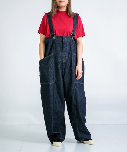 D.M.G.（ドミンゴ）の「[D.M.G. / ディーエムジー]  BD天竺 ラグランTシャツ（Tシャツ/カットソー・レディース・ブラック/ブルー/オレンジ/グリーン/レッド/ライトグレー/ホワイト・FREE）」の9枚目の写真