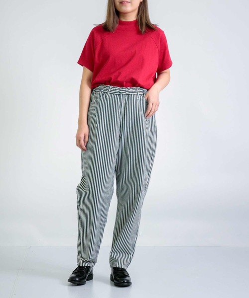 D.M.G.（ドミンゴ）の「[D.M.G. / ディーエムジー]  BD天竺 ラグランTシャツ（Tシャツ/カットソー・レディース・ブラック/ブルー/オレンジ/グリーン/レッド/ライトグレー/ホワイト・FREE）」の10枚目の写真