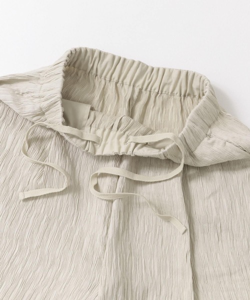 URBAN RESEARCH DOORS（アーバンリサーチドアーズ）の「楊柳イージーパンツ（その他パンツ・レディース・ライトベージュ/ブラック・MEDIUM）」の11枚目の写真