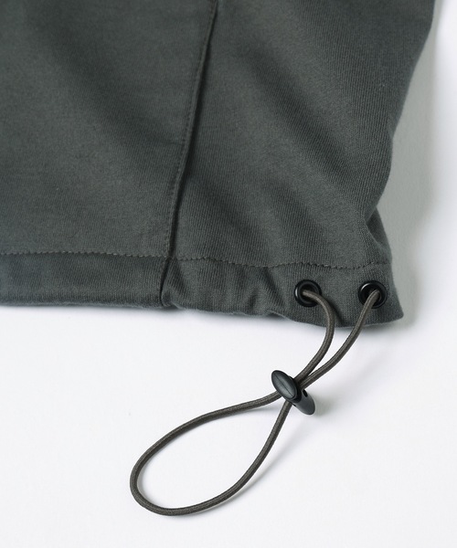 Dulcamara（ドゥルカマラ）の「カンガルーポケットロンT（Tシャツ/カットソー・メンズ・グレイッシュベージュ/チャコールグレー/ブラック・1/0）」の19枚目の写真