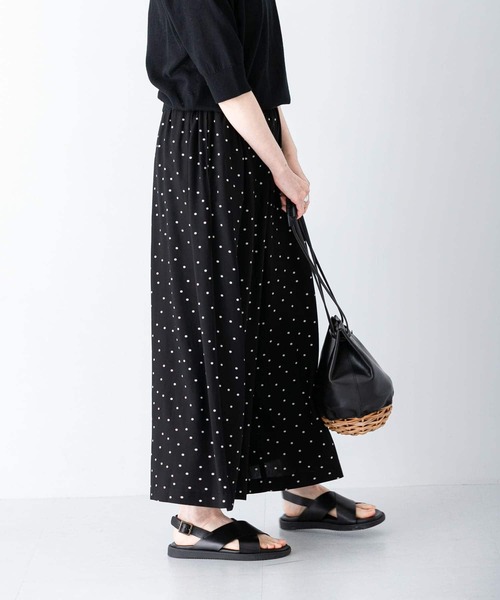 かぐれ（カグレ）の「ドットギャザーパンツ（その他パンツ・レディース・ブラック・FREE）」の3枚目の写真