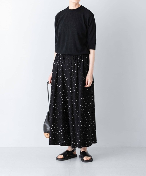 かぐれ（カグレ）の「ドットギャザーパンツ（その他パンツ・レディース・ブラック・FREE）」の4枚目の写真