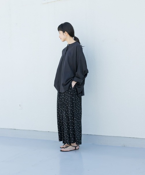 ★新品タグ付★アーバンリサーチ 【かぐれ】　ガウチョ　パンツ　ドット　黒　フリー ☆新品タグ付☆アーバンリサーチ 【かぐれ】 ガウチョ パンツ ドット