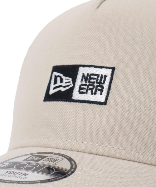 NEW ERA(ニューエラ)の「ニューエラキッズ メッシュキャップ ボックスロゴ ONSPOTZ別注(キャップ・キッズ・ブラック系/ブラック/ストーン・52-56cm)」の8枚目の写真