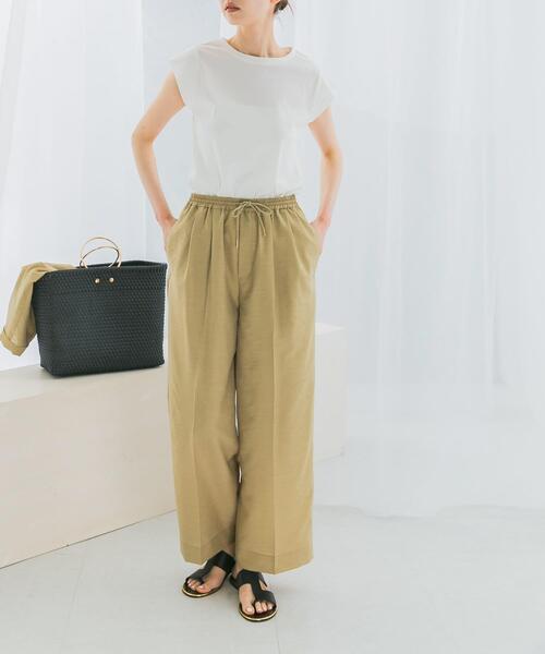 URBAN RESEARCH ROSSO WOMEN（アーバンリサーチ　ロッソ）の「シアーパンツ（その他パンツ・レディース・ブラック系その他/ベージュ・FREE）」の5枚目の写真