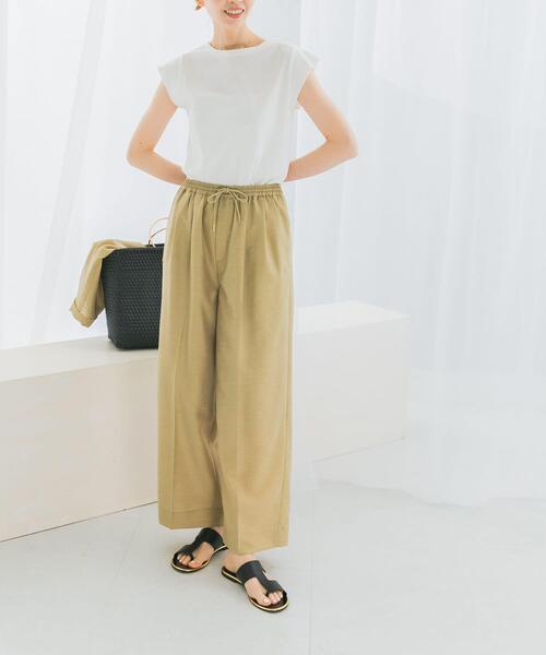 URBAN RESEARCH ROSSO WOMEN（アーバンリサーチ　ロッソ）の「シアーパンツ（その他パンツ・レディース・ブラック系その他/ベージュ・FREE）」の6枚目の写真