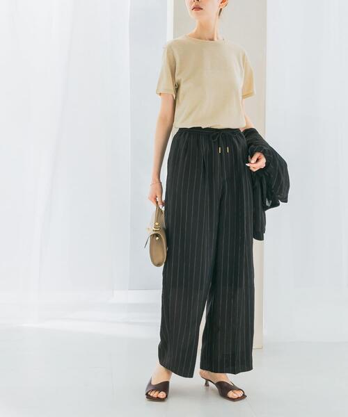 URBAN RESEARCH ROSSO WOMEN（アーバンリサーチ　ロッソ）の「シアーパンツ（その他パンツ・レディース・ブラック系その他/ベージュ・FREE）」の14枚目の写真