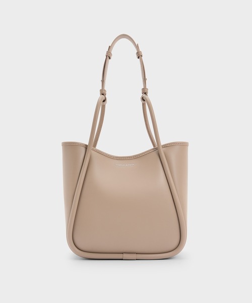 台湾 CHARLES&KEITH バックルストラップスラウチトートバッグ 台湾 CHARLES&KEITH バックルストラップスラウチトートバッグ