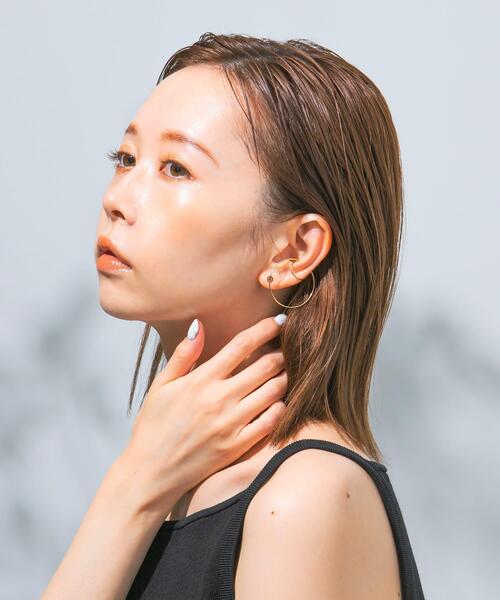 URBAN RESEARCH ROSSO WOMEN（アーバンリサーチ　ロッソ）の「Favorible　W line earcuff（イヤリング・レディース・ブラウン・FREE）」の3枚目の写真