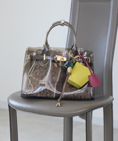 Paradise Picnic（パラダイスピクニック）の「story　チャーム付クリアBAG（ハンドバッグ・レディース・グレー/ブラック・FREE）」の14枚目の写真