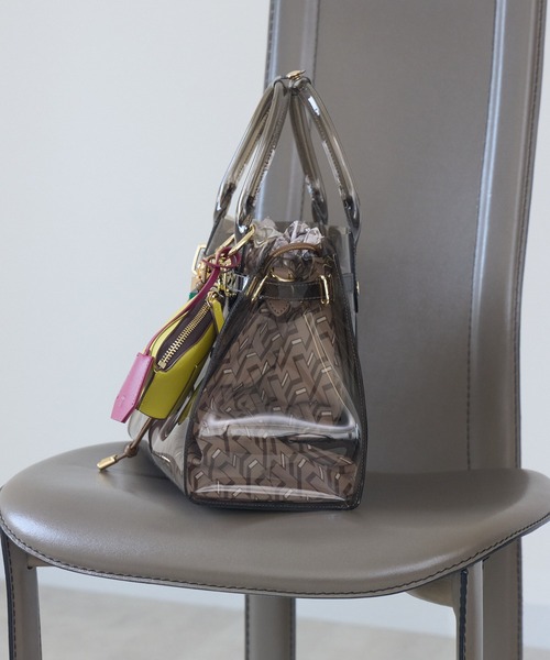 Paradise Picnic（パラダイスピクニック）の「story　チャーム付クリアBAG（ハンドバッグ・レディース・グレー/ブラック・FREE）」の18枚目の写真