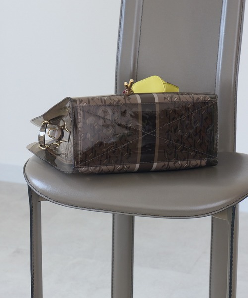 Paradise Picnic（パラダイスピクニック）の「story　チャーム付クリアBAG（ハンドバッグ・レディース・グレー/ブラック・FREE）」の19枚目の写真