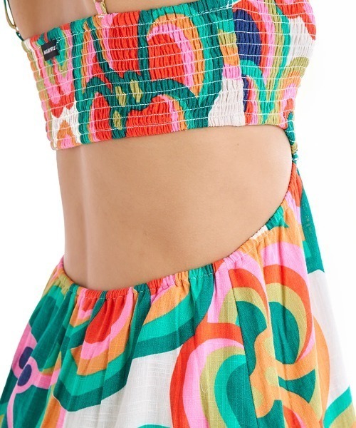 BILLABONG（ビラボン）の「BILLABONG レディース 【MAMIWATA】 MAMI WATA TRUE DESIRE DRS ワンピース 【2025年夏モデル】/ビラボン総柄ワンピ（ワンピース・レディース・マルチ・SMALL）」の5枚目の写真