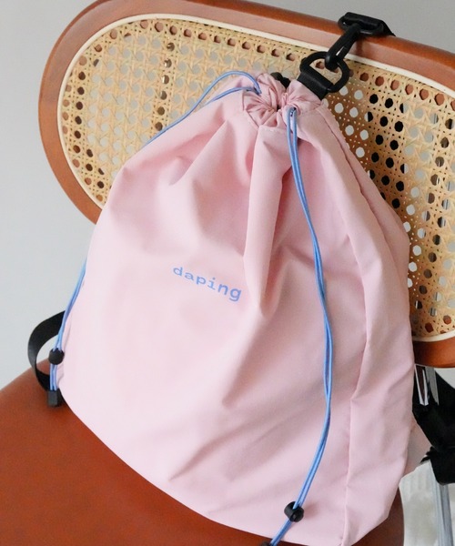 Port(ポート)の「【 Port / ポート 】 ワンポイント ロゴ ドロスト ナイロン バックパック / ナップサック #_(バックパック/リュック・レディース・ライトグレー/ピンク・FREE)」の15枚目の写真