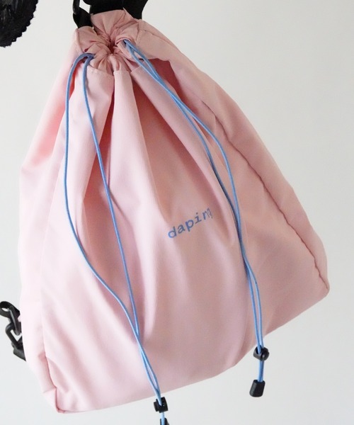 Port(ポート)の「【 Port / ポート 】 ワンポイント ロゴ ドロスト ナイロン バックパック / ナップサック #_(バックパック/リュック・レディース・ライトグレー/ピンク・FREE)」の14枚目の写真