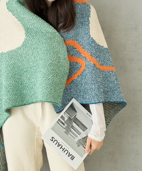 SAHIR(サヒール)の「≪復刻!≫【SAHIR サヒール】 Mochimochi blanket ブランケット(ブランケット・レディース・オレンジ/ブルー・0)」の9枚目の写真
