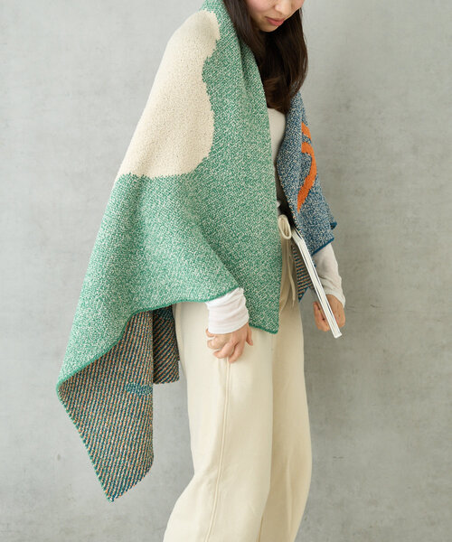 SAHIR(サヒール)の「≪復刻!≫【SAHIR サヒール】 Mochimochi blanket ブランケット(ブランケット・レディース・オレンジ/ブルー・0)」の10枚目の写真