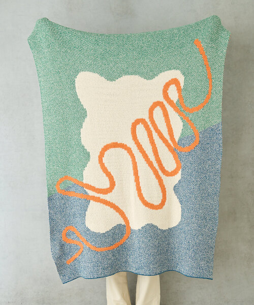 SAHIR(サヒール)の「≪復刻!≫【SAHIR サヒール】 Mochimochi blanket ブランケット(ブランケット・レディース・オレンジ/ブルー・0)」の11枚目の写真