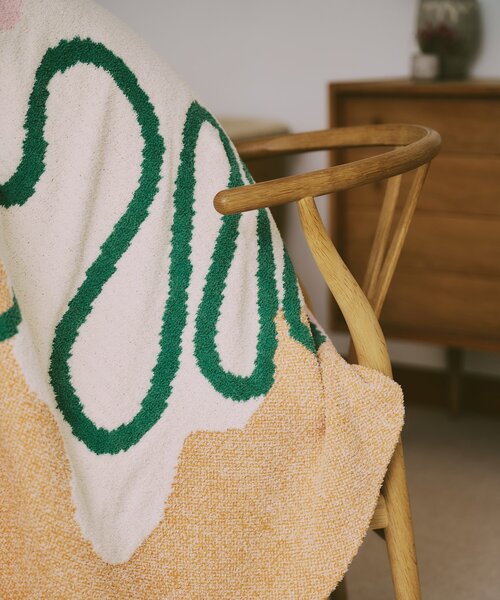 SAHIR(サヒール)の「≪復刻!≫【SAHIR サヒール】 Mochimochi blanket ブランケット(ブランケット・レディース・オレンジ/ブルー・0)」の16枚目の写真