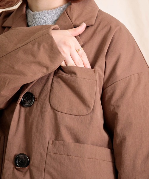 Brocante / ブロカント] NCツイル ポッシュロンドジャケット（ダウン