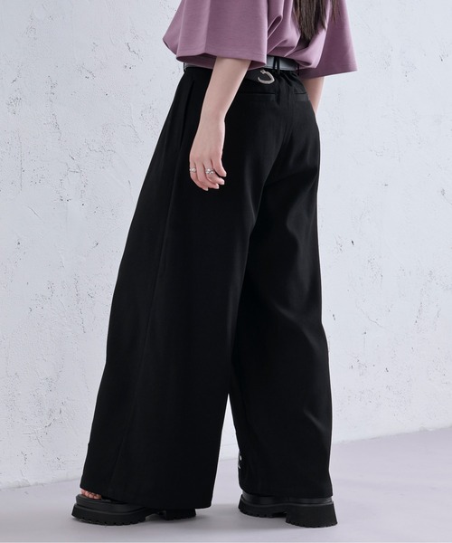 Ellno Loset（エルノロゼット）の「フラワー刺繍ワイドパンツ（その他パンツ・メンズ・ライトグレー/ブラック・LARGE/X-SMALL/SMALL/MEDIUM）」の5枚目の写真