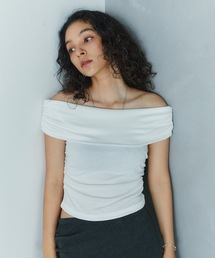LIENCOEUR | オフショルカットトップス(Tシャツ/カットソー)