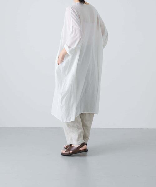 かぐれ（カグレ）の「ボイルチュニックプルオーバー（チュニック・レディース・ベージュ系その他/オフホワイト/ブラック・FREE）」の7枚目の写真