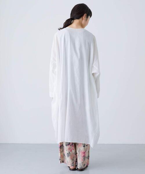 かぐれ（カグレ）の「ボイルチュニックプルオーバー（チュニック・レディース・ベージュ系その他/オフホワイト/ブラック・FREE）」の13枚目の写真