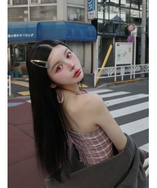 Darich(ダーリッチ)の「リメイクライクチェックアメスリトップス(その他トップス・レディース・ベージュ/ピンク/レッド・FREE)」の8枚目の写真