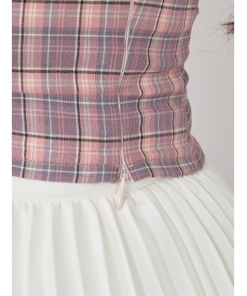 Darich ダーリッチ リメイクライクチェックアメスリトップス ダーリッチ Darich リメイクライクチェックアメスリトップス （レッド