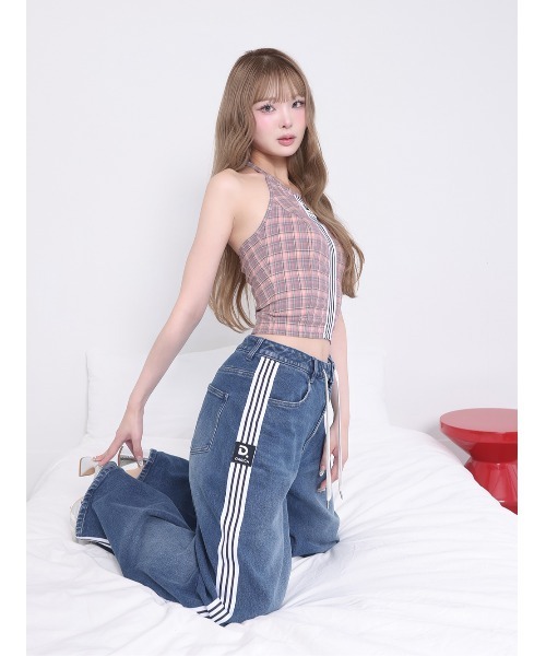 Darich(ダーリッチ)の「リメイクライクチェックアメスリトップス(その他トップス・レディース・ベージュ/ピンク/レッド・FREE)」の22枚目の写真